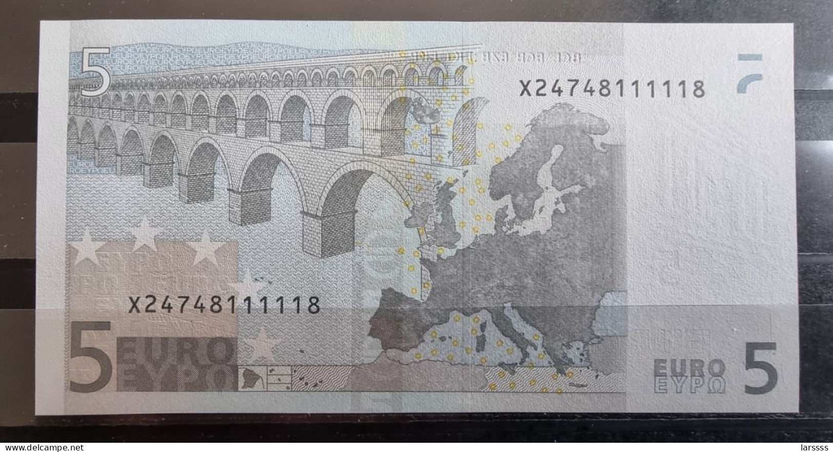1 X 5€ Euro Trichet P012B1 X24748111118  - UNC RARE Number 5 X 1 - 5 Euro