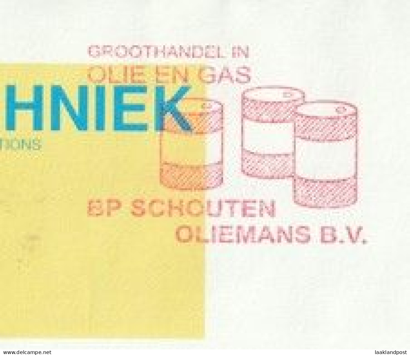 NL Cover Nice Meter Olie En Gas BP Schouten Oliemans BV Vaten A;phen Aan De Rijn 22-12-1998 - Fabrieken En Industrieën