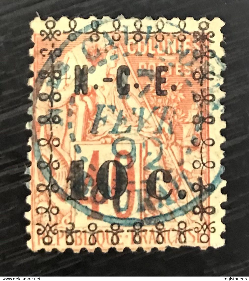 Timbre Oblitéré Nouvelle-Calédonie 1891 - Used Stamps