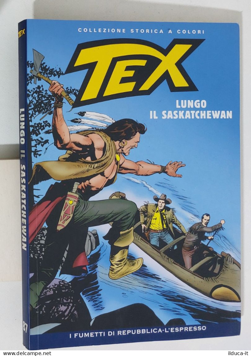 62450 TEX Collezione Storica Repubblica N. 87 - Lungo Il Saskatchewan - Tex