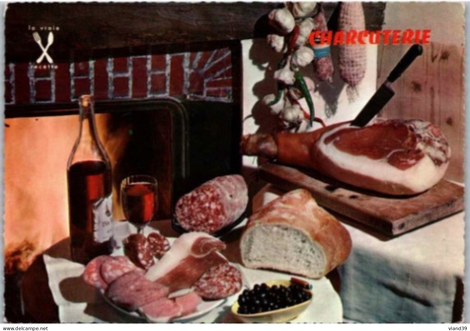 CHARCUTERIE. -    Recettes De Cuisine  - CPM - Voir Scannes Recto-Verso - Recetas De Cocina