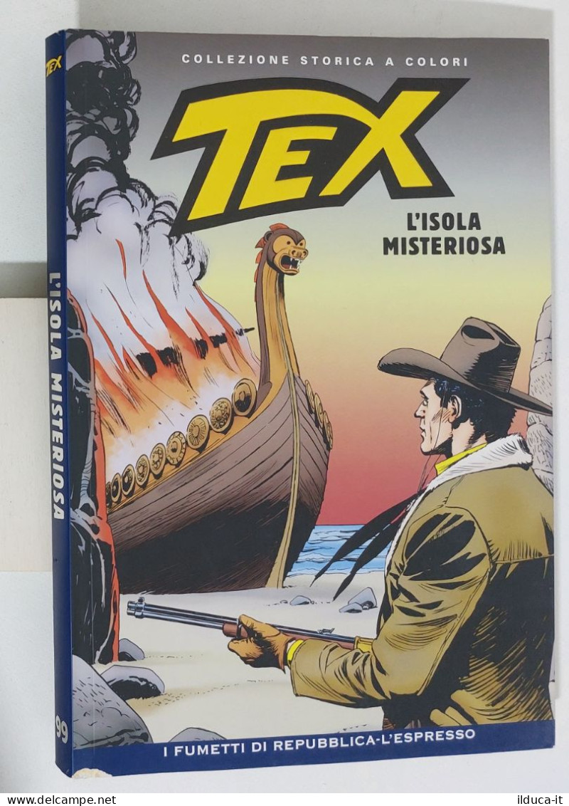 62466 TEX Collezione Storica Repubblica N. 99 - L'isola Misteriosa - Tex