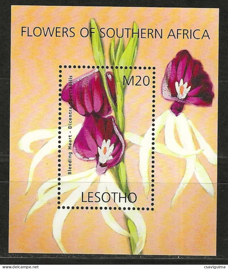 Lesotho - 2000 - Flowers - Yv Bf 187 - Andere & Zonder Classificatie