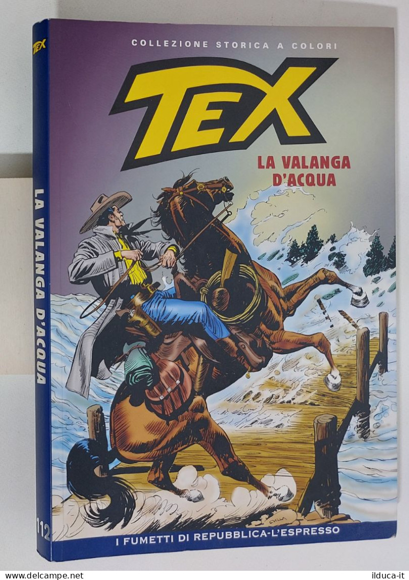 62501 TEX Collezione Storica Repubblica N. 112 - La Valanga D'acqua - Tex