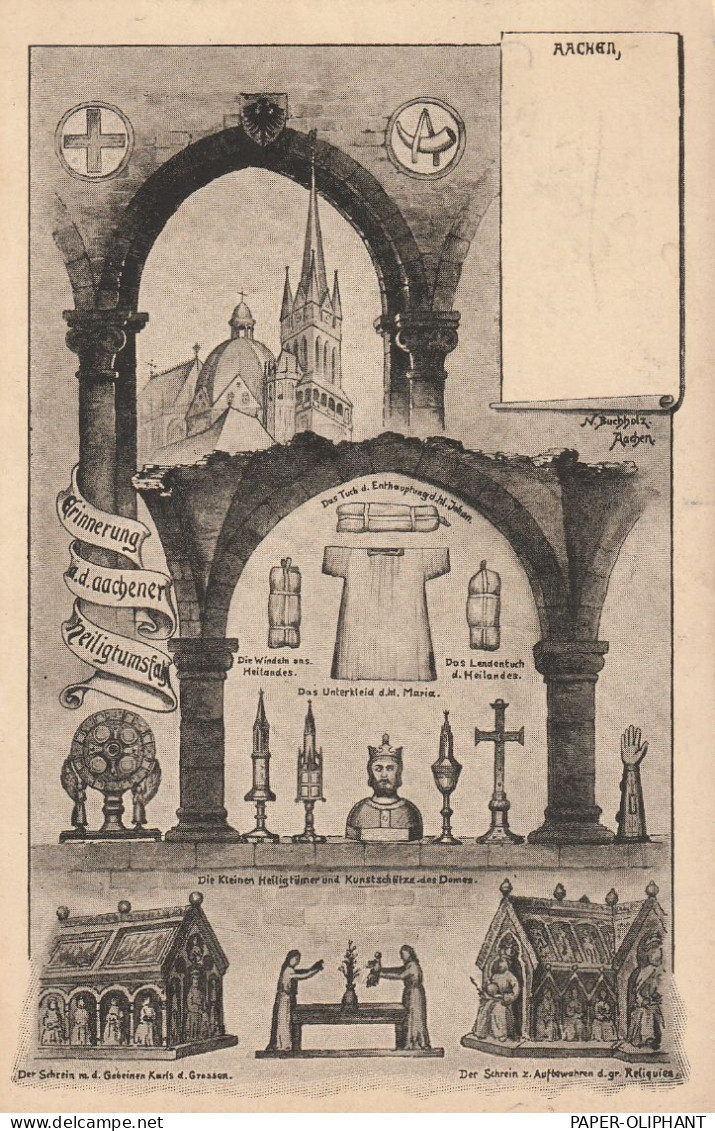 5100 AACHEN, Erinnerung An Die Heiligtumsfahrt, 1909 - Aachen