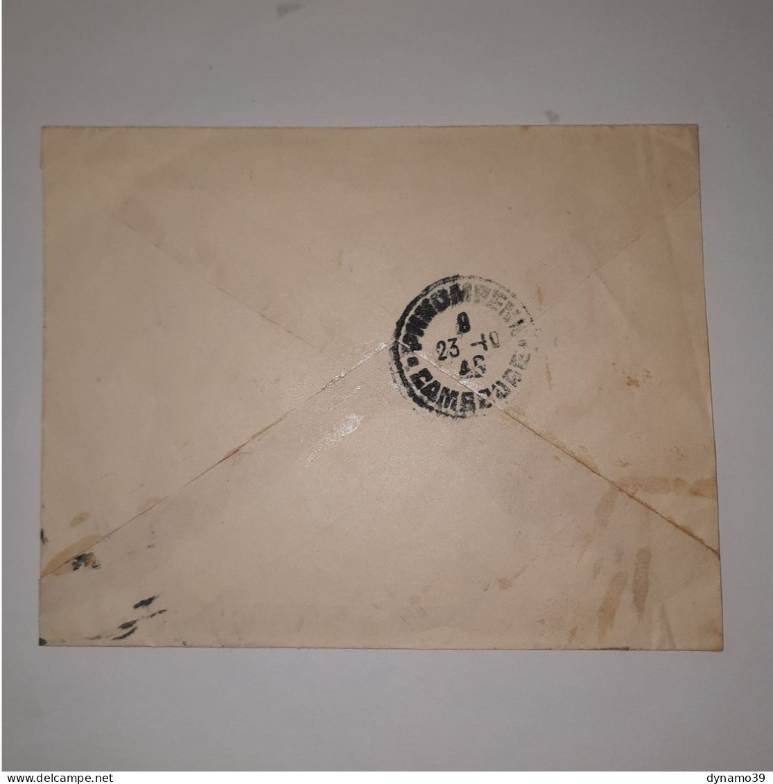 03K6 RARE - ANCIENNE LETTRE ENVELOPPE INDOCHINE 1945 CACHET A BAS LES OPPRESSEURS - Autres - Asie