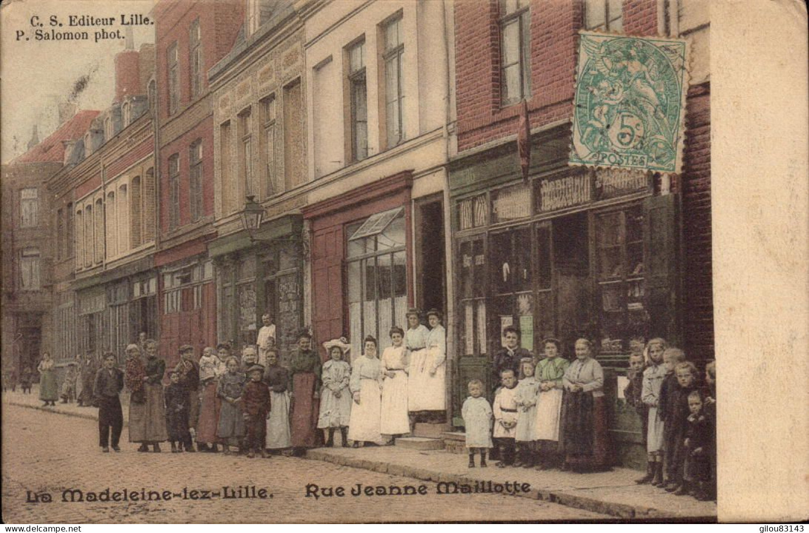 Nord, La Madeleine Lez Lille, Rue Jeanne Maillotte - La Madeleine
