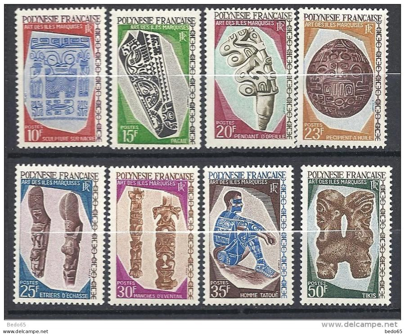 POLYNESIE N° 52/59 NEUF** LUXE - Unused Stamps