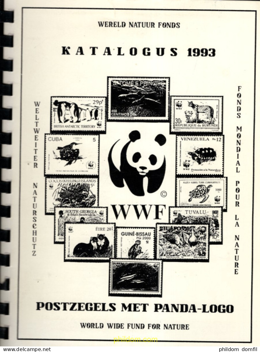 Wereld Natuur Fonds Catalogus 1993 Postzegels Met Panda-logo - Tematiche