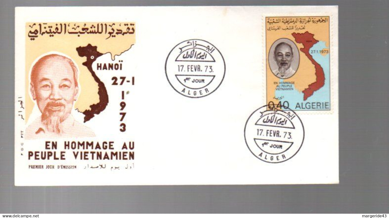 ALGERIE LOT DE 18 FDC DIFFERENTES - Lots & Kiloware (max. 999 Stück)