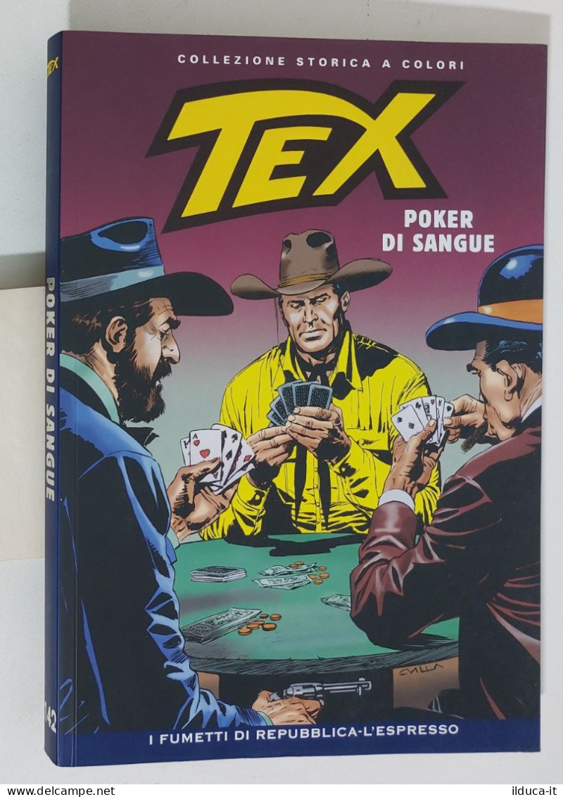 62552 TEX Collezione Storica Repubblica N. 142 - Poker Di Sangue - Tex