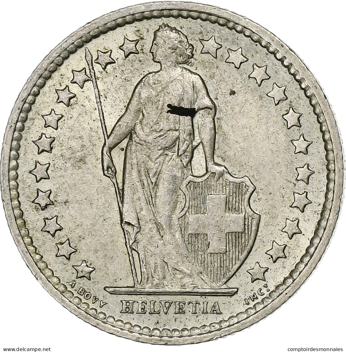 Suisse, 1/2 Franc, 1957, Bern, Argent, TTB, KM:23 - Sonstige & Ohne Zuordnung
