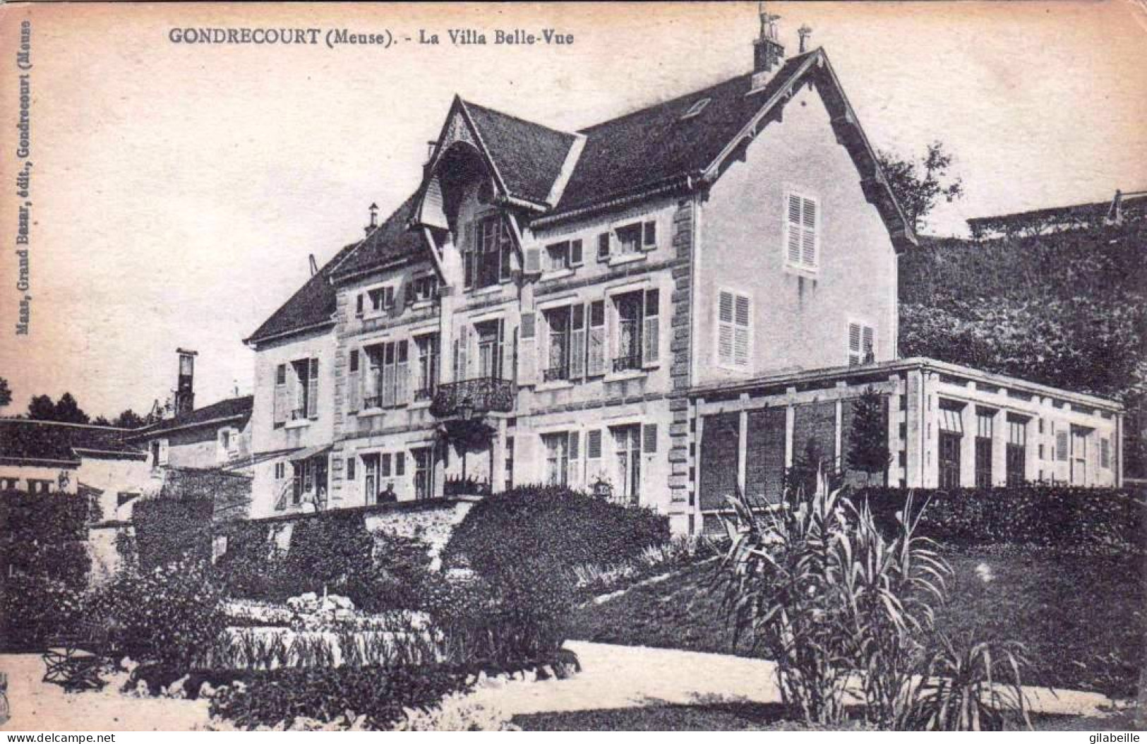 55 - Meuse - GONDRECOURT -  La Villa Belle Vue - Gondrecourt Le Chateau