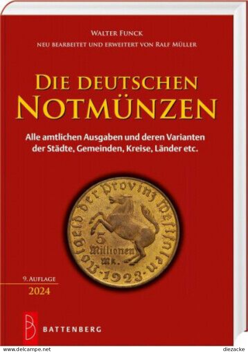 Die Deutschen Notmünzen-Gietl Verlag 9. Auflage 2024 Neu - Literatur & Software