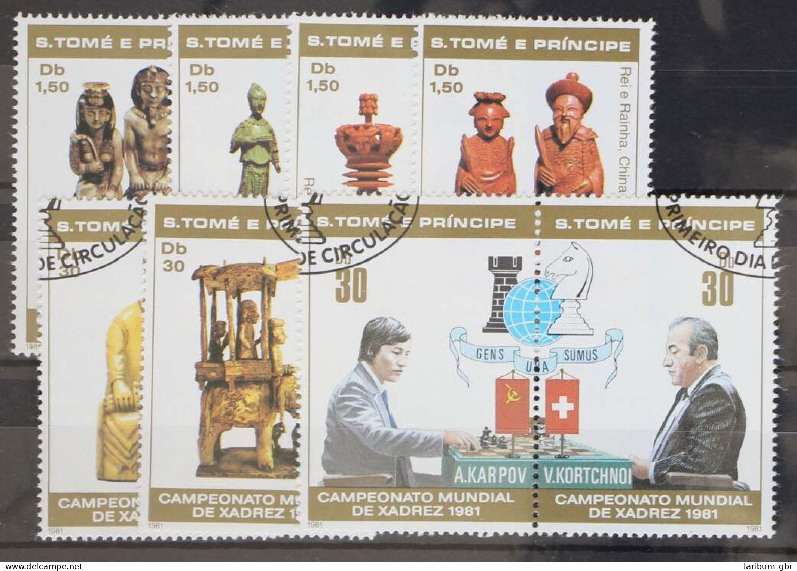 Sao Tome E Principe 703-710 A Gestempelt #GD178 - São Tomé Und Príncipe