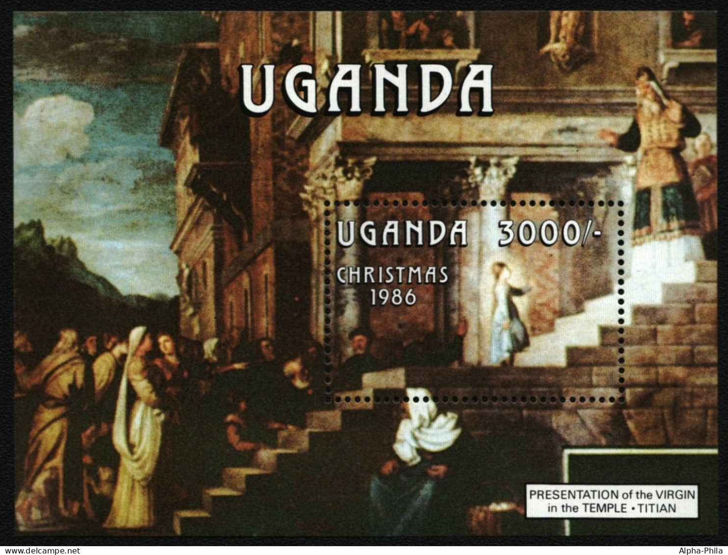 Uganda 1986 - Mi-Nr. Block 66 ** - MNH - Weihnachten / X-mas - Uganda (1962-...)