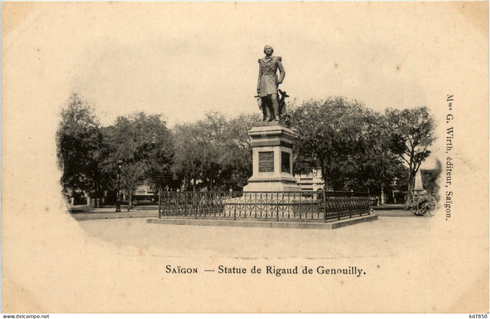 Saigon - Statue De Rigaud De Genouilly - Viêt-Nam