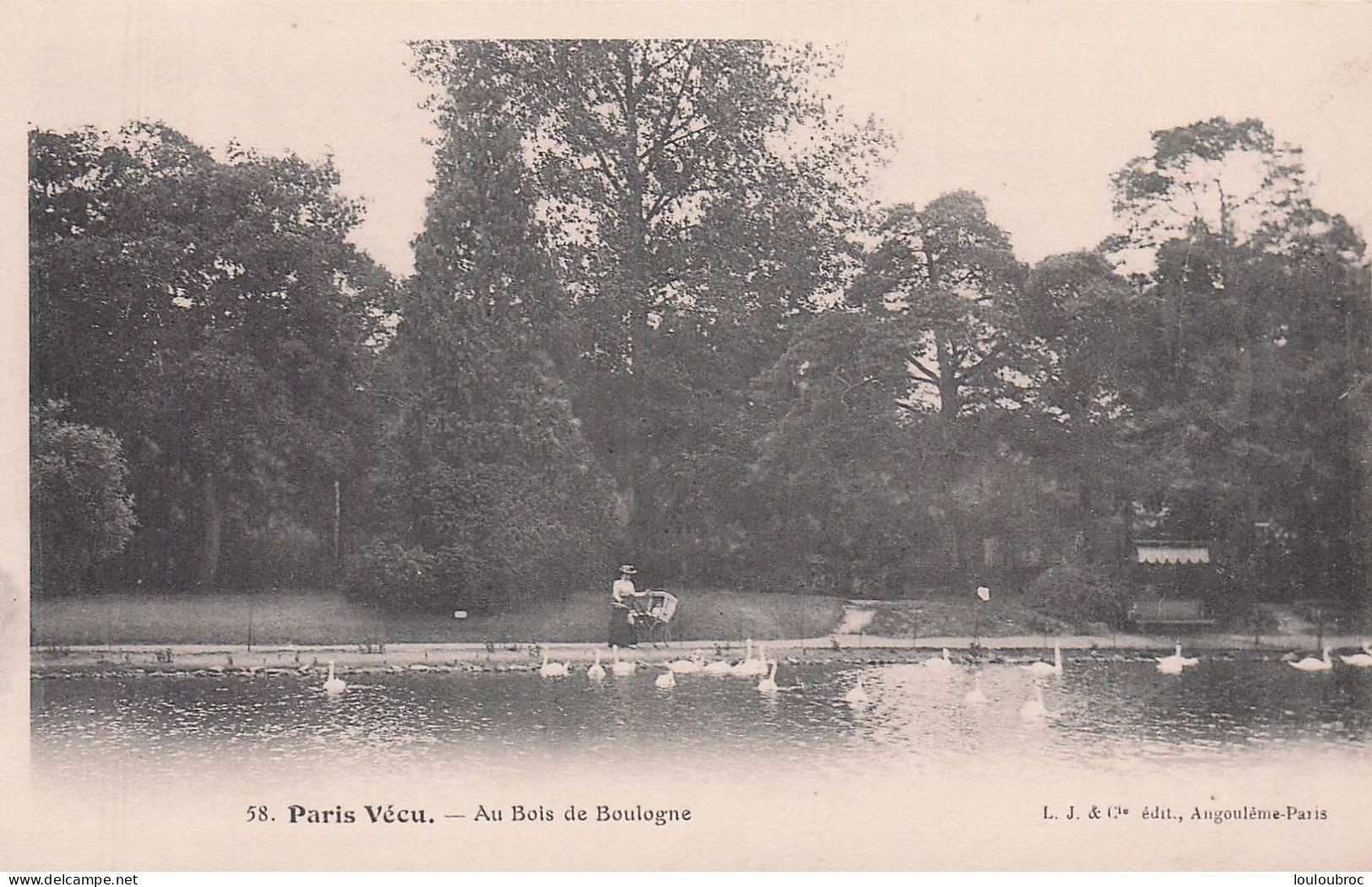 PARIS VECU AU BOIS DE BOULOGNE - Autres & Non Classés