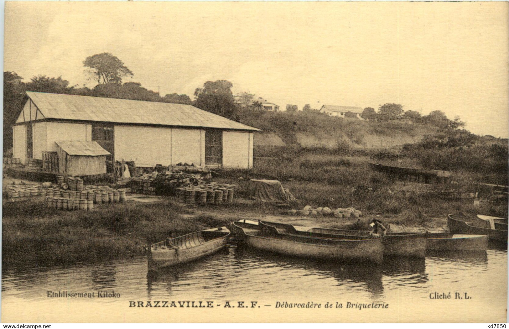 Brazzaville - Debarcadere De La Briqueterie - Andere & Zonder Classificatie