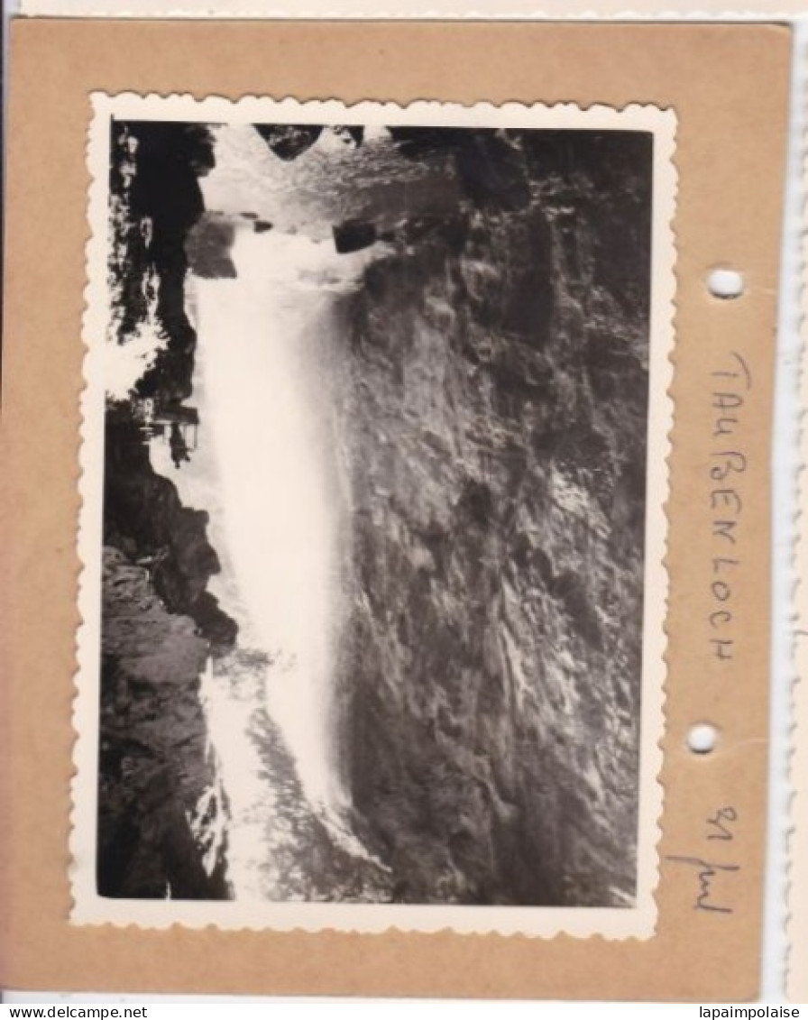 3 Photos De Particulier 31/07/1957 Suisse Bienne Les Gorges Du Taubenloch  Divers Vues  Réf 29672 - Plaatsen