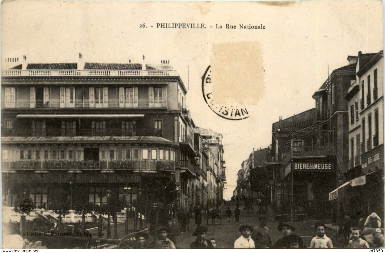 Philippeville, La Rue Nationale - Sonstige & Ohne Zuordnung