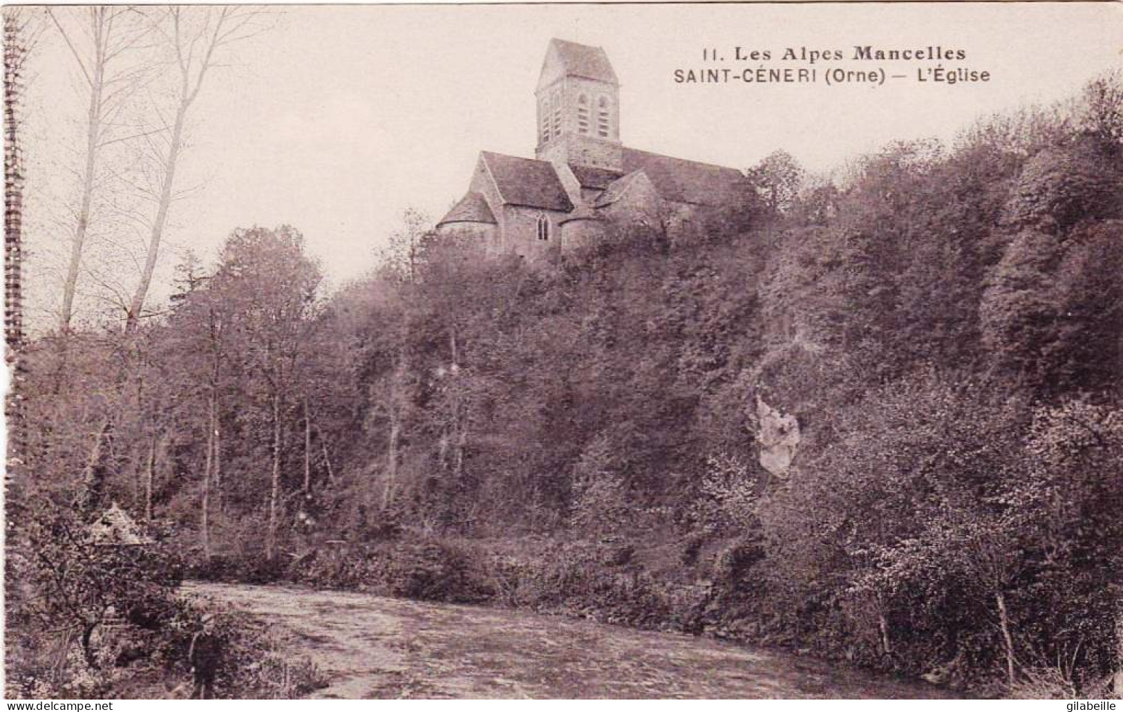 61 - Orne -  SAINT CENERI ( Saint-Céneri-le-Gérei ) - L église - Vimoutiers