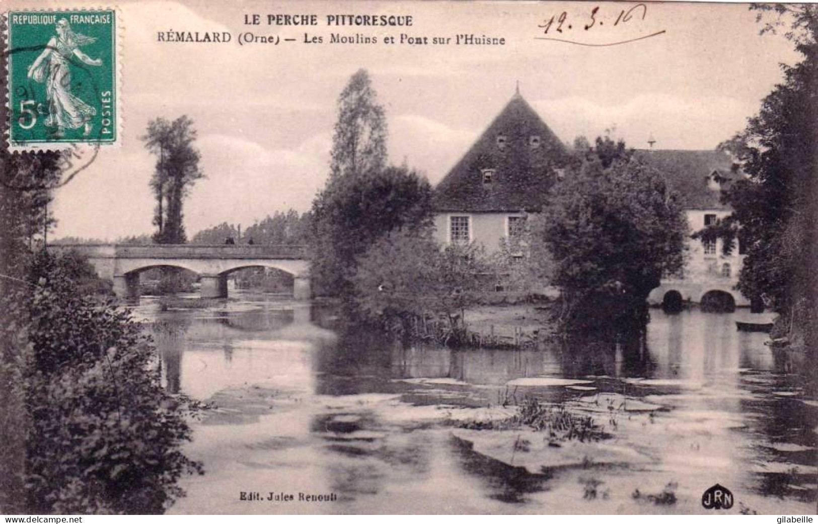 61 - Orne -  REMALARD - Les Moulins Et Pont Sur L Huisne - Remalard