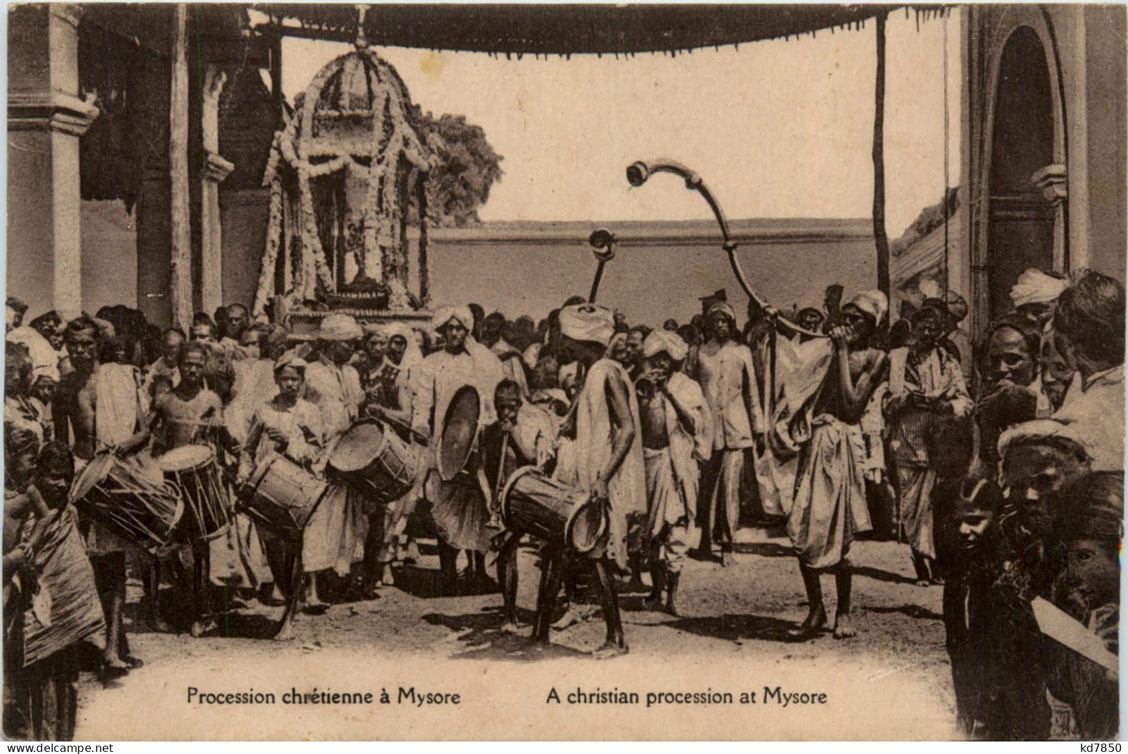 India - Mysore - Christian Procession - India