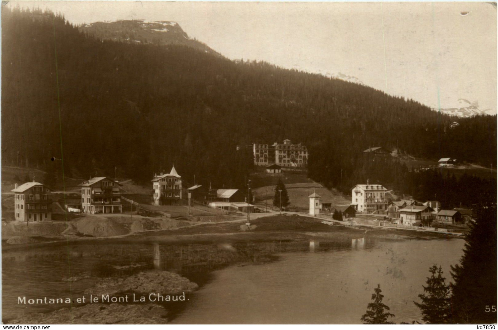 Montana Et Le Mont La Chaud - Crans-Montana