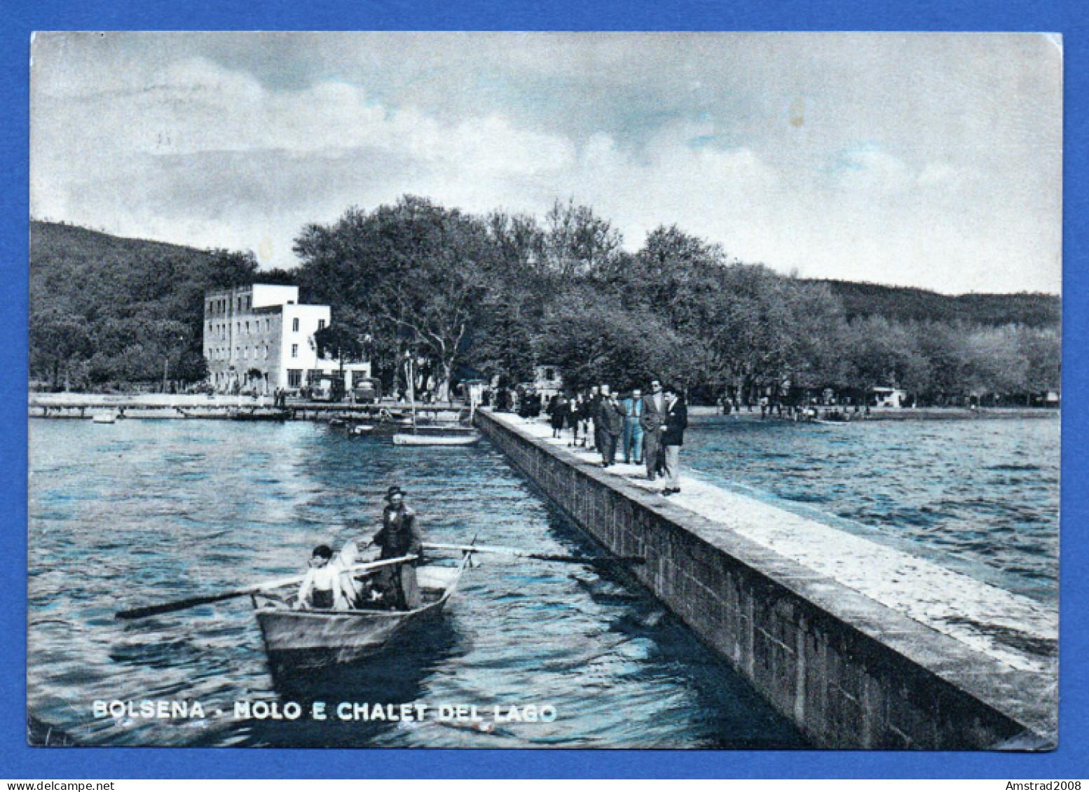 1954 - BOLSENA - MOLO E CHALET DEL LAGO  -  ITALIE - Viterbo