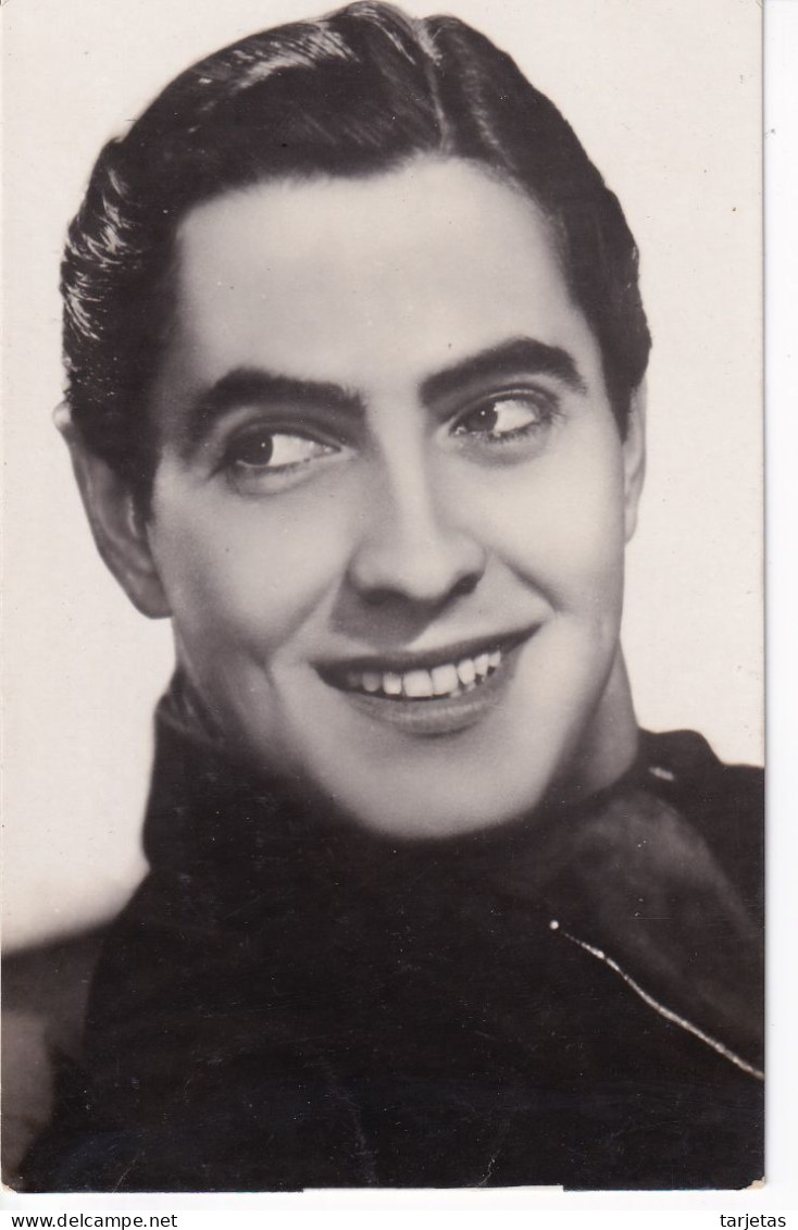 POSTAL DEL ACTOR TYRONE POWER (CINE-CINEMA) - Foto