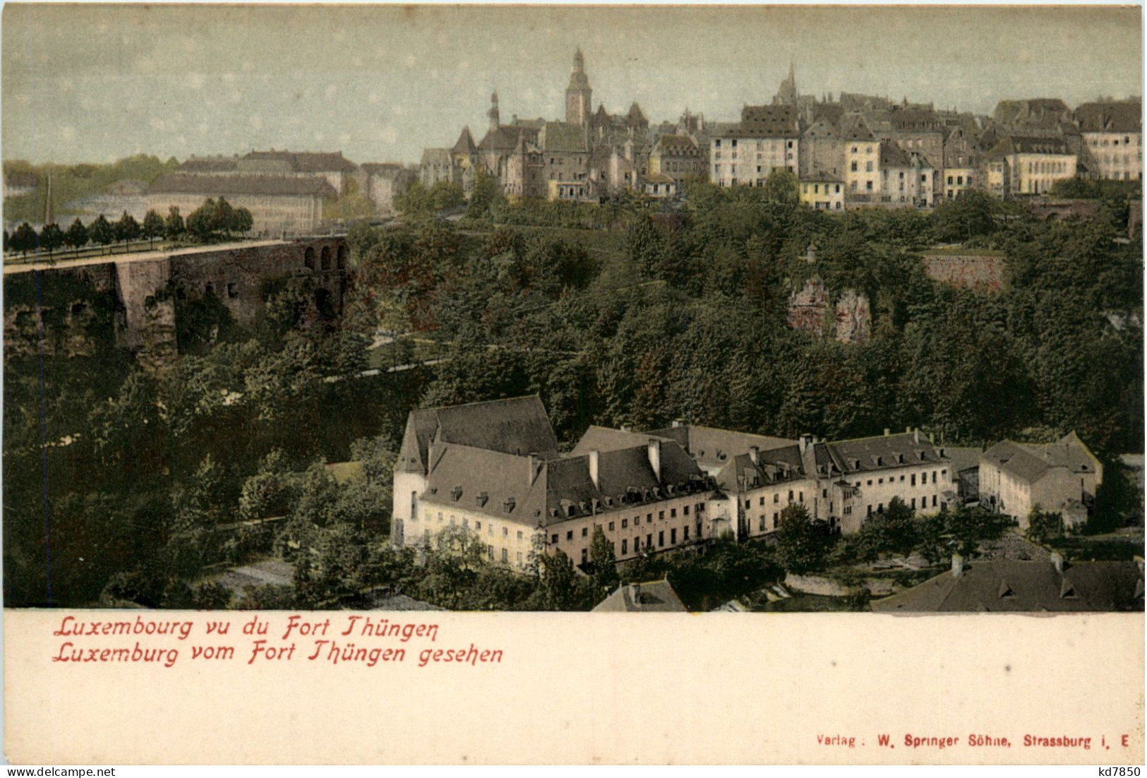 Luxemburg Vom Fort Thüngen - Luxembourg - Ville
