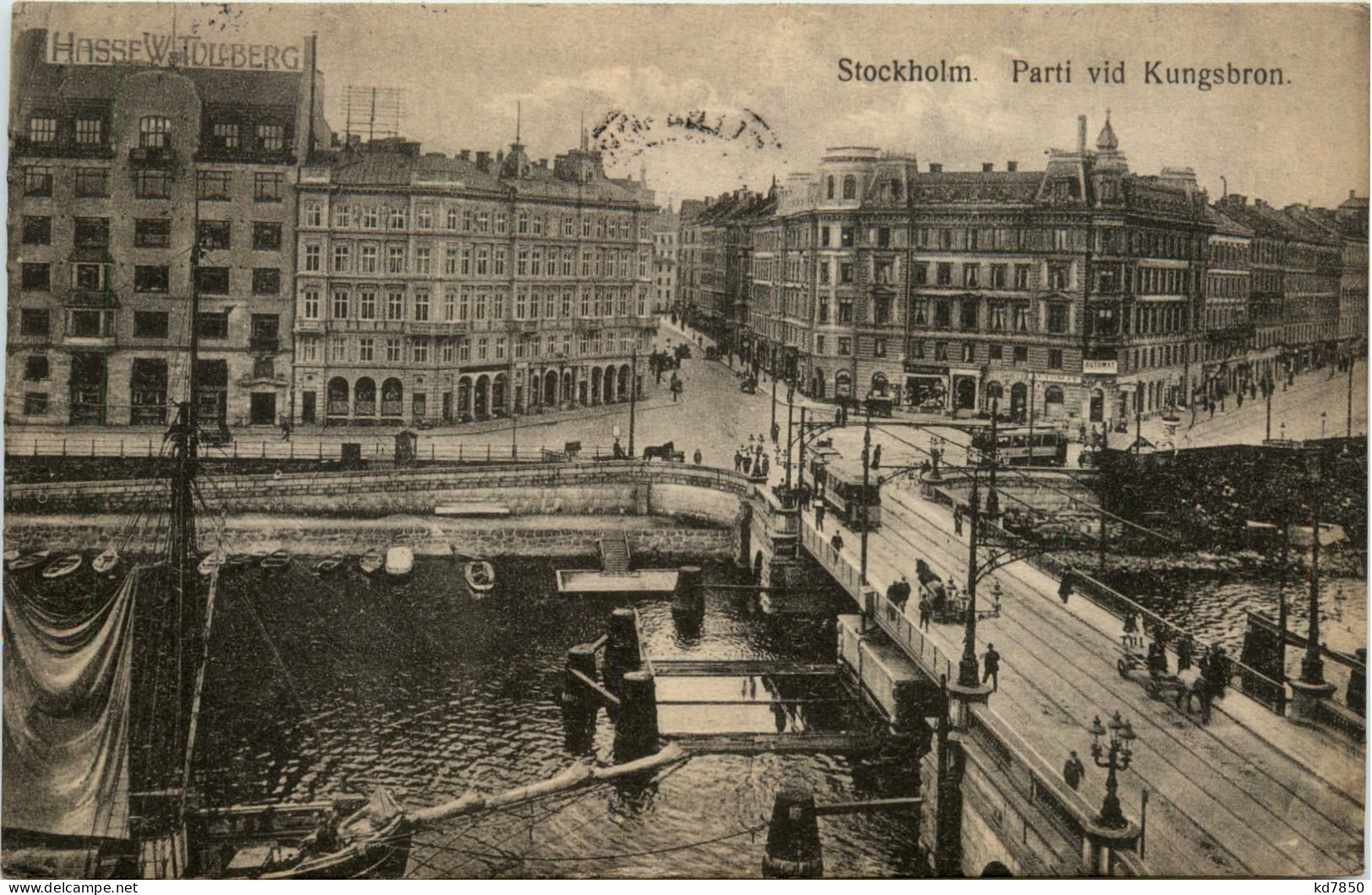 Stockholm - Parti Vid Kungsbron - Suède