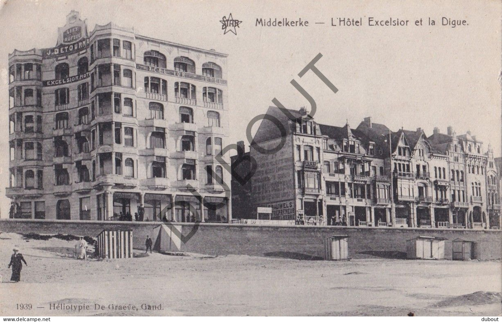 Postkaart - Carte Postale - Middelkerke - L' Hôtel Excelsior  (C5823) - Middelkerke