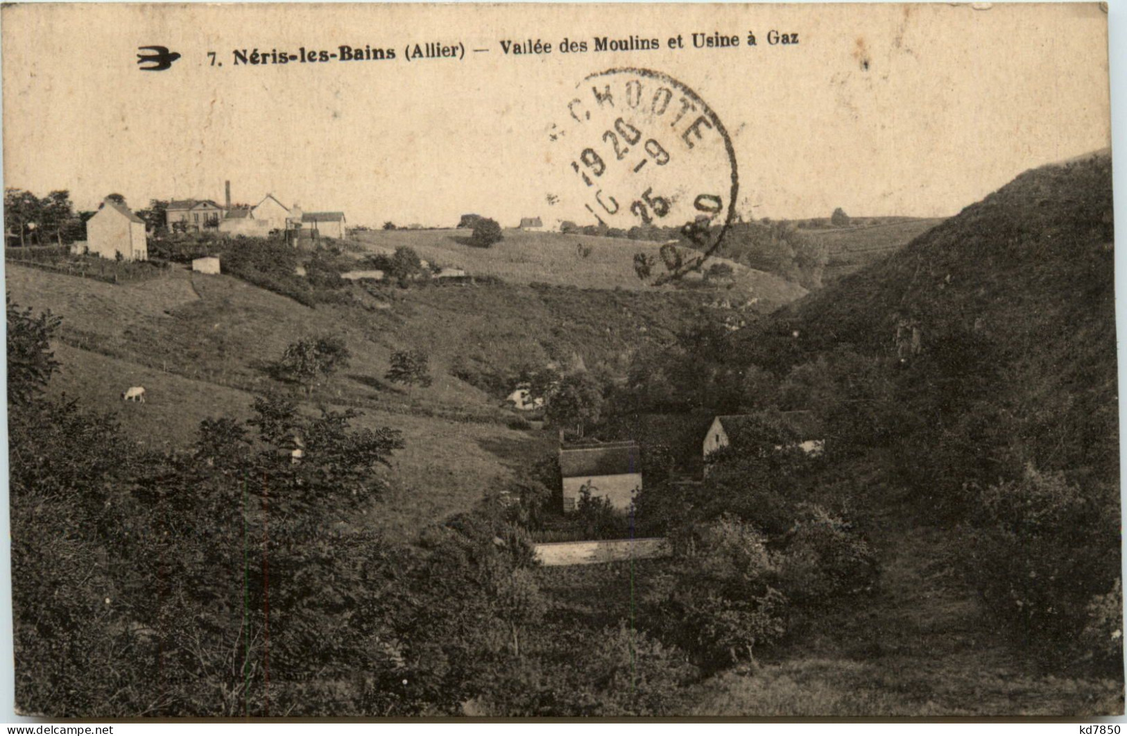 Neris-les-Bains, Vailee Des Moulins Et Usine A Gaz - Neris Les Bains