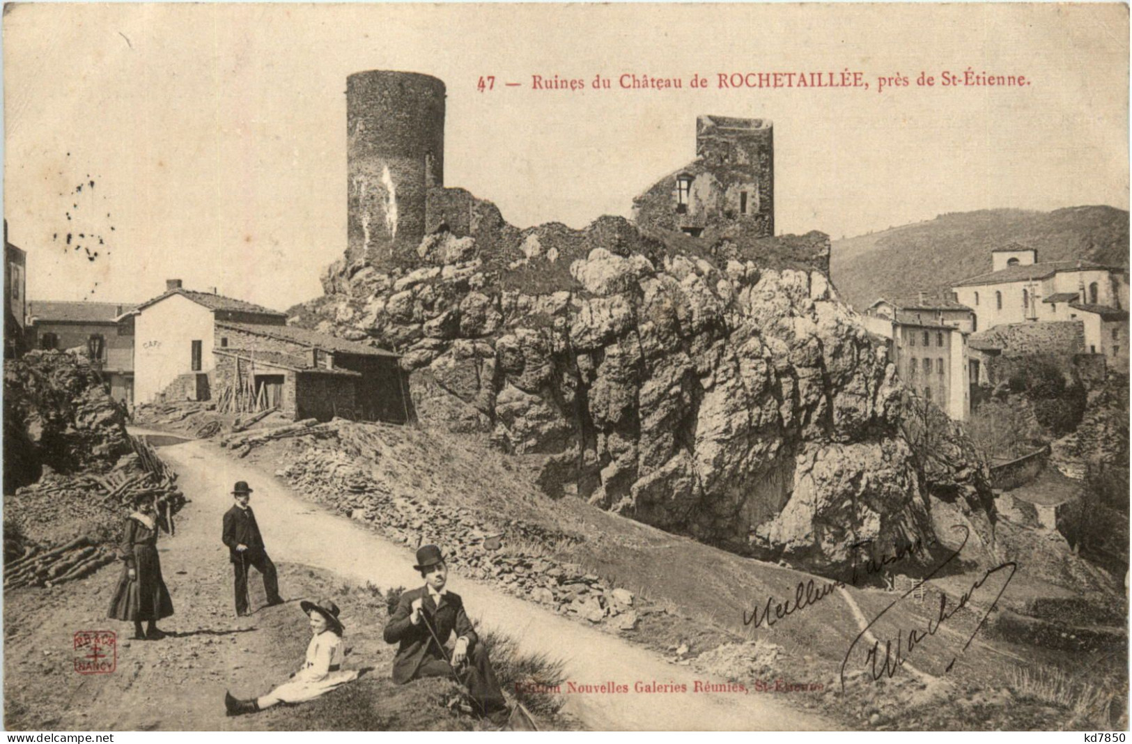 Rochetaillee, Ruines Du Chateau, Pres De St-Etienne - Rochetaillee