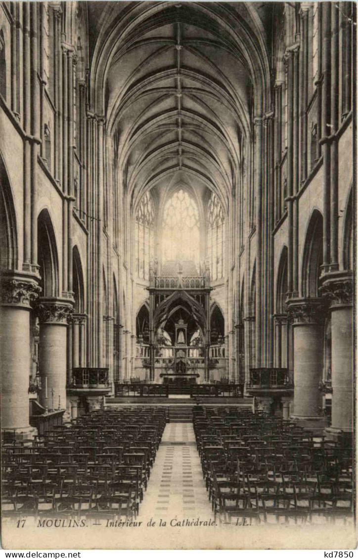 Moulins, Interieur De La Chathedrale - Moulins