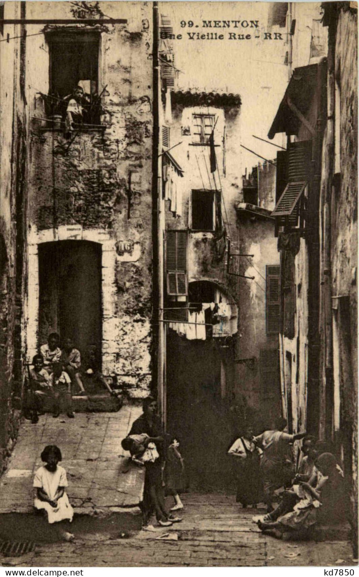 Menton, Une Vieille Rue - Menton