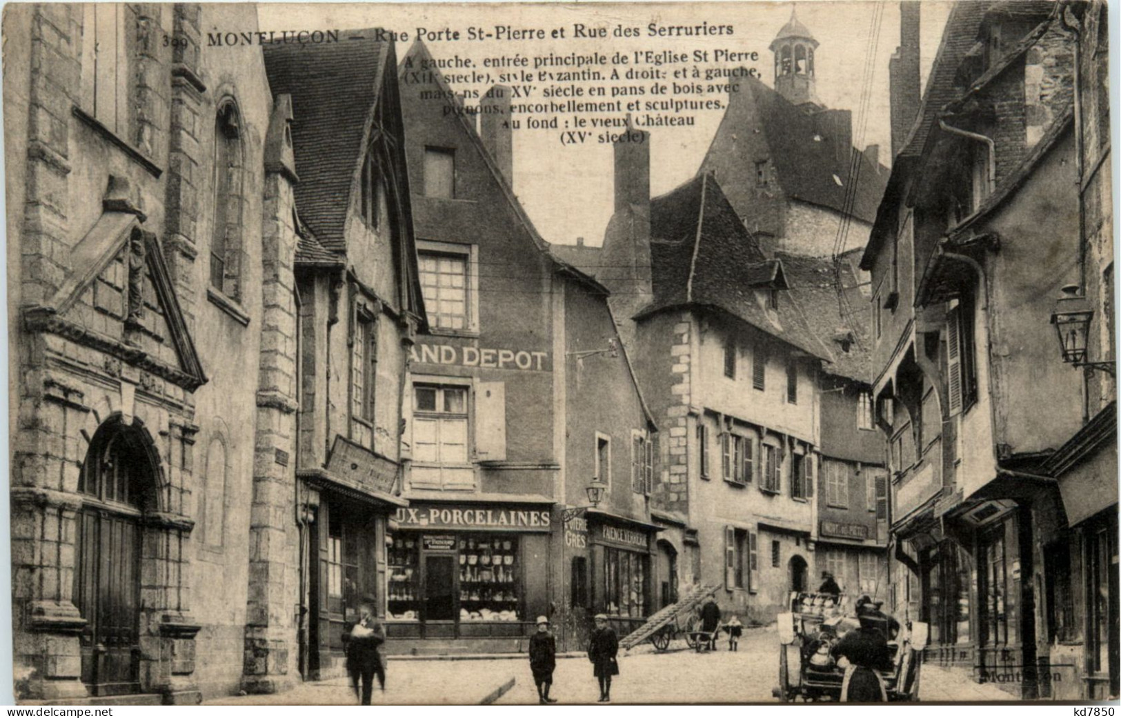 Montlucon, Rue Ports St.-Pierre Et Rue Des Serruriers - Montlucon