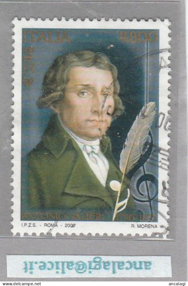 USATI ITALIA 2000 - Ref.0836 "ANTONIO SALIERI" 1 Val. - - 1991-00: Used