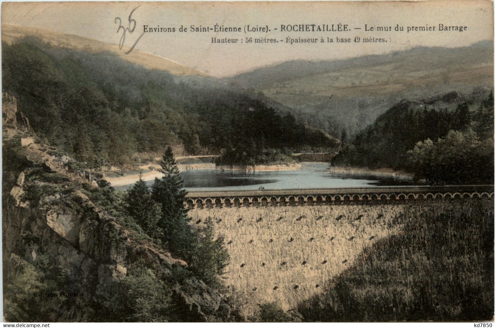 Rochetaillee, Le Mur Du Premier Barrage - Rochetaillee