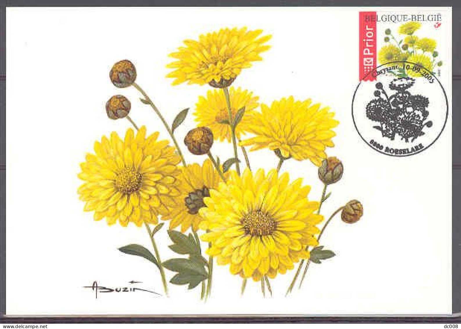 MAX Buzin 2005 Chrysant-Chrysanthème Cat.3432 - 2001-2010