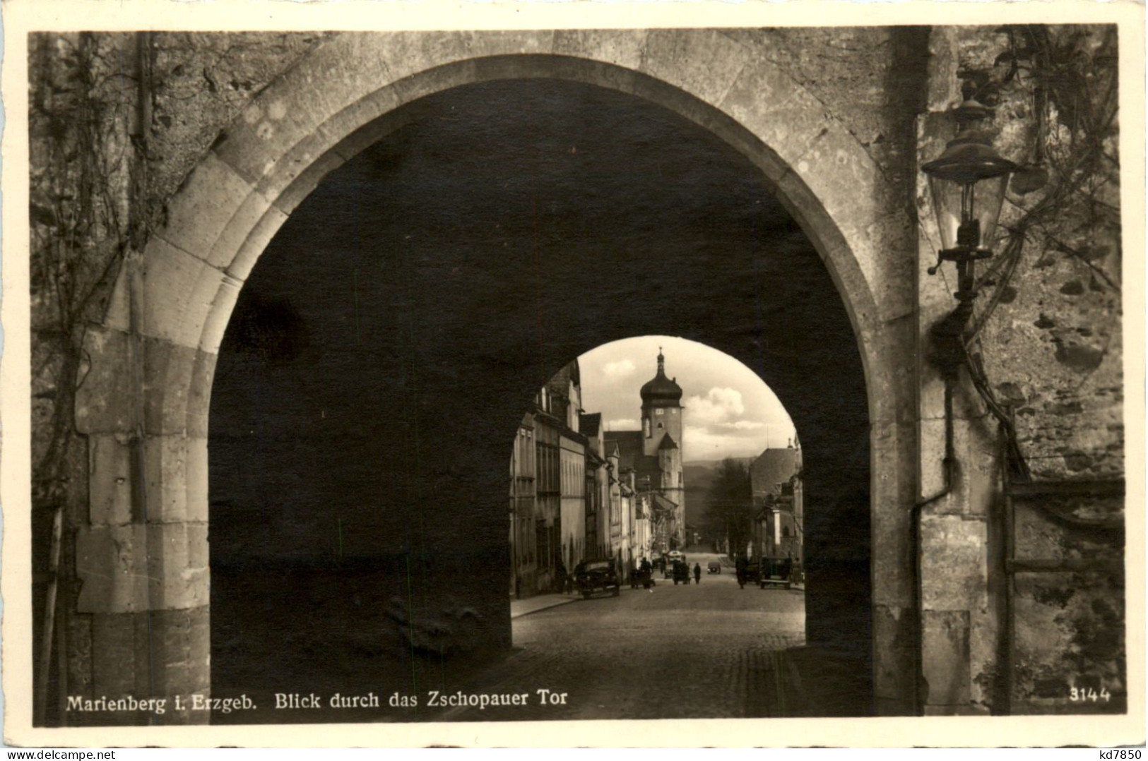 Marienberg - Blick Durchs Zschopauer Tor - Marienberg