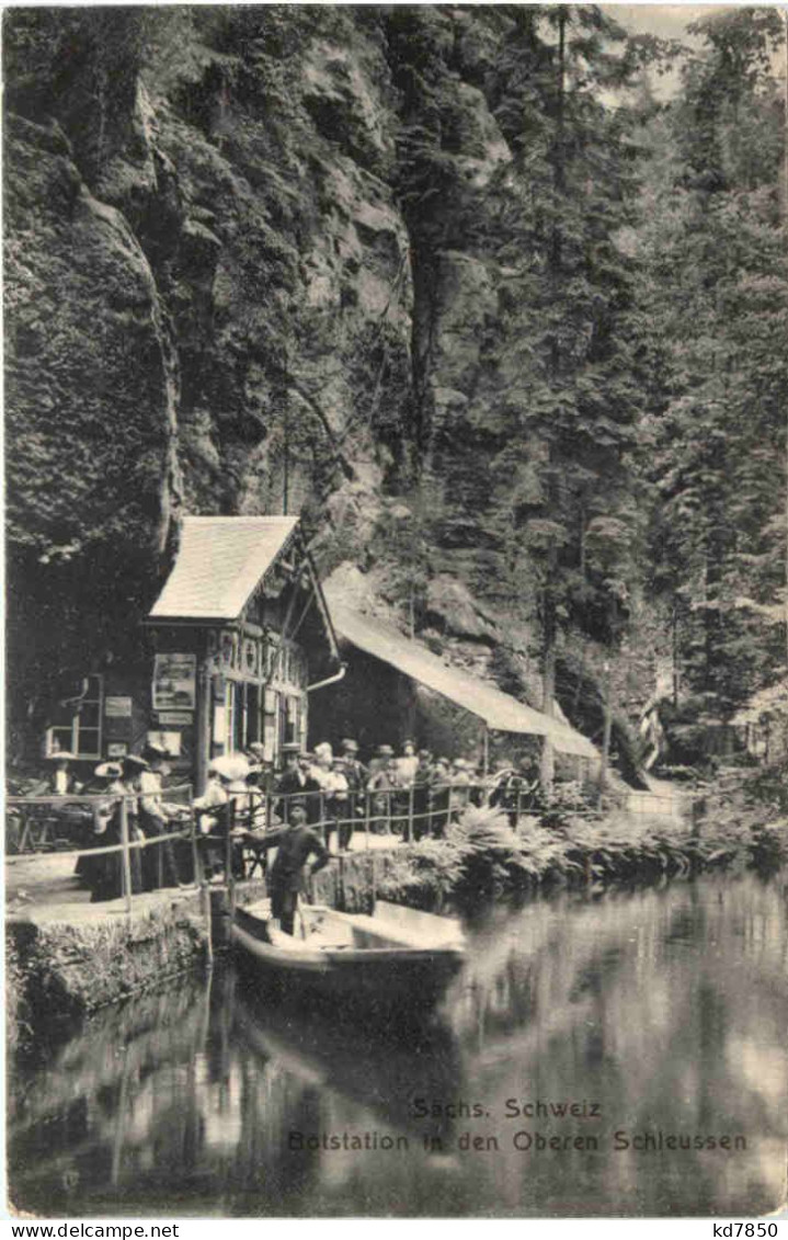 Hinterhermsdorf - Bootstation In Den Oberen Schleuse - Sebnitz - Sebnitz