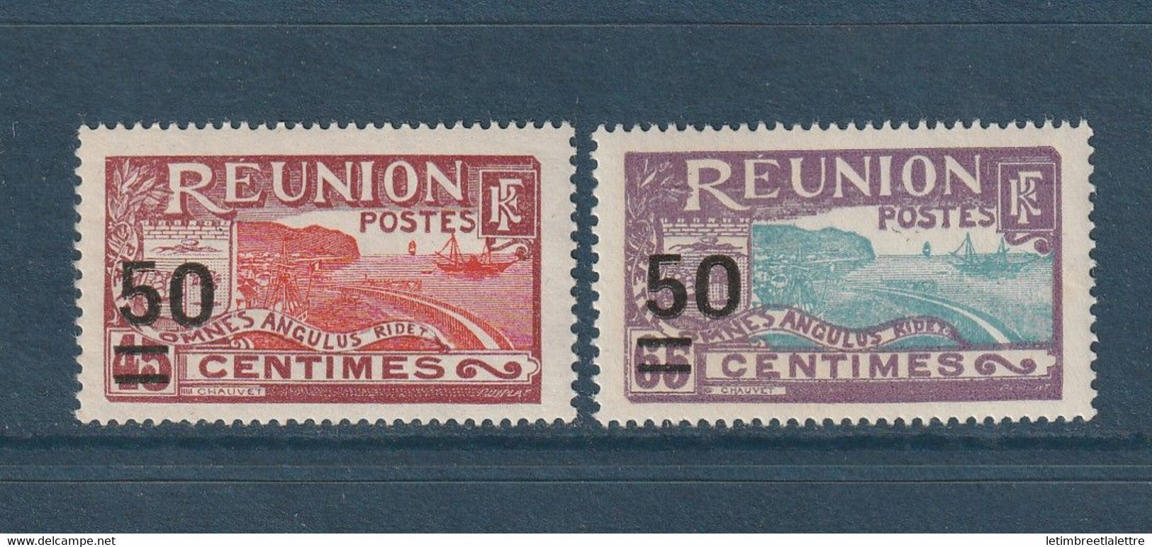 Réunion - YT N° 123 Et 124 ** - Neuf Sans Charnière - 1933 - Nuovi