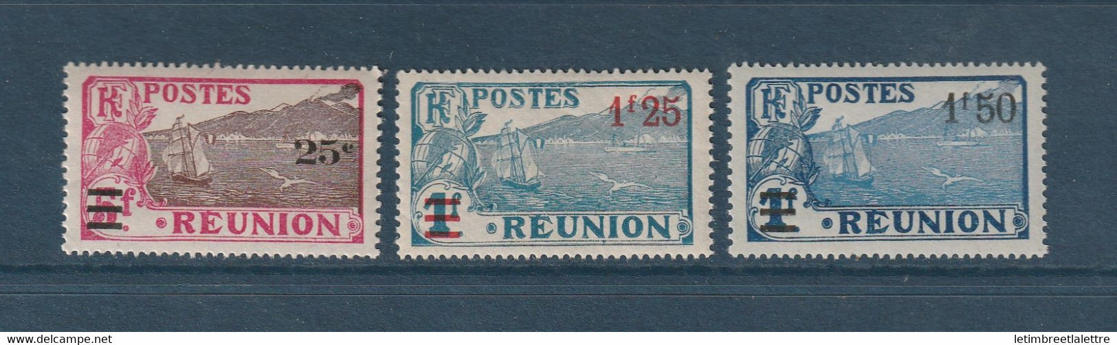 Réunion - YT N° 103 à 105 ** - Neuf Sans Charnière - 1924 1927 - Neufs