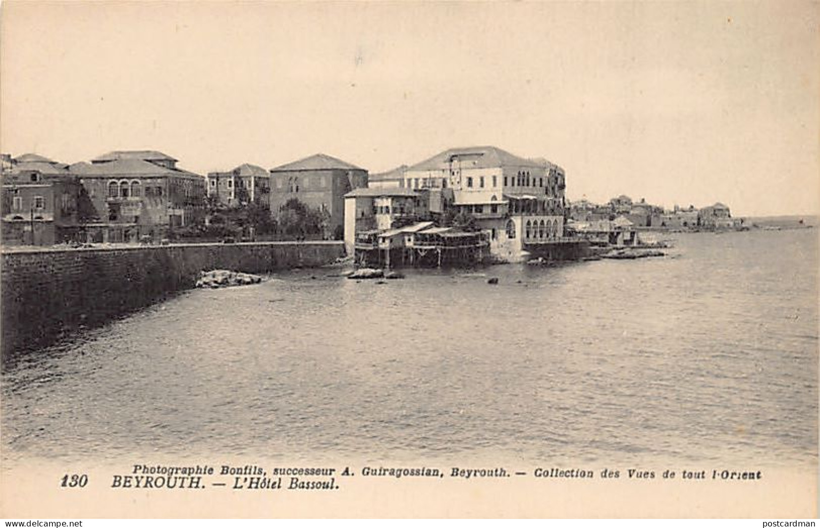 Liban - BEYROUTH - L'Hôtel Bassoul - Ed. Photographie Bonfils, Successeur A. Guiragossian 130 - Liban