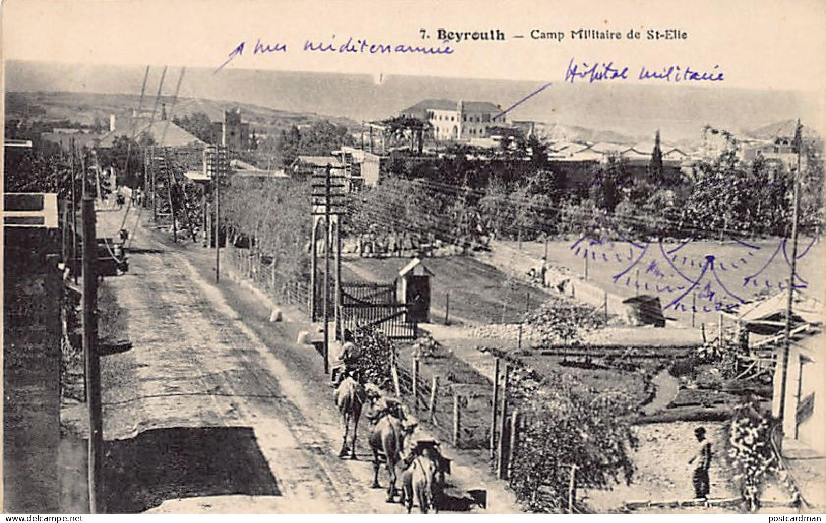 Liban - BEYROUTH - Camp Militaire De Saint-Elie - Ed. Mampré Hissarian 7 - Libano