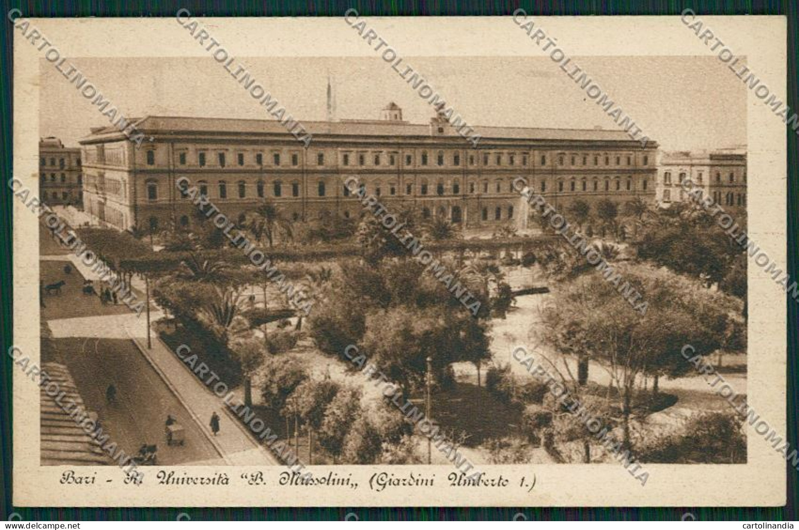 Bari Città Regia Università Benito Mussolini Cartolina ZC1964 - Bari