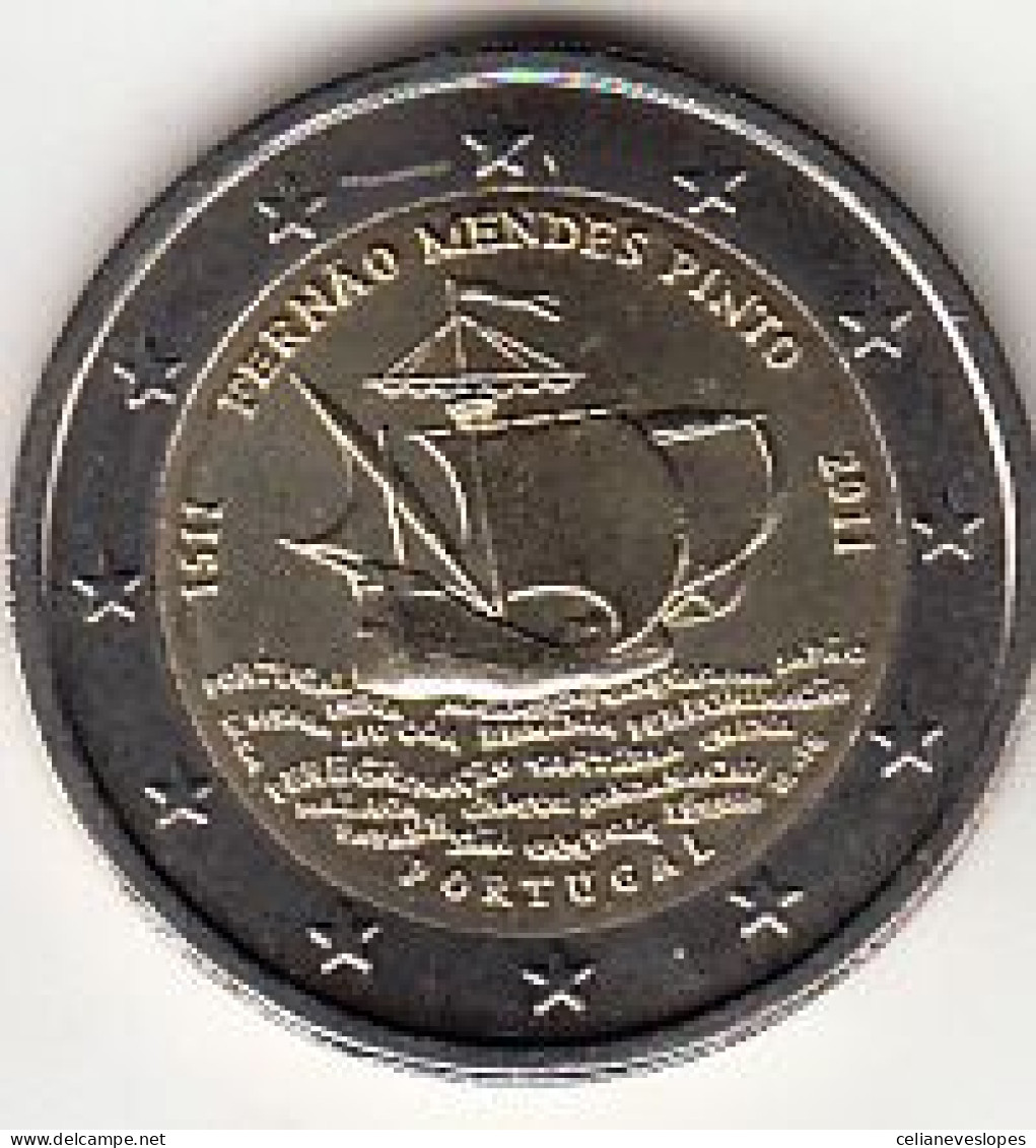 Moeda De Portugal, (08), 2 Euro Do Fernão Mendes Pinto De 2011, UNC - Portogallo